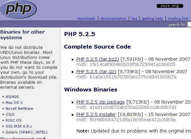 PHP安装配置图文教程一