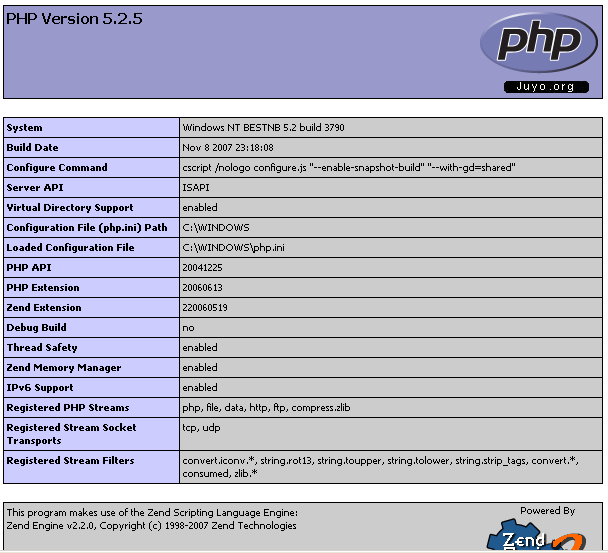 PHP安装配置图文教程二十