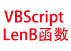 VBScript中LenB函数的含义