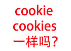 cookie和cookies是一样的吗，有什么区别？